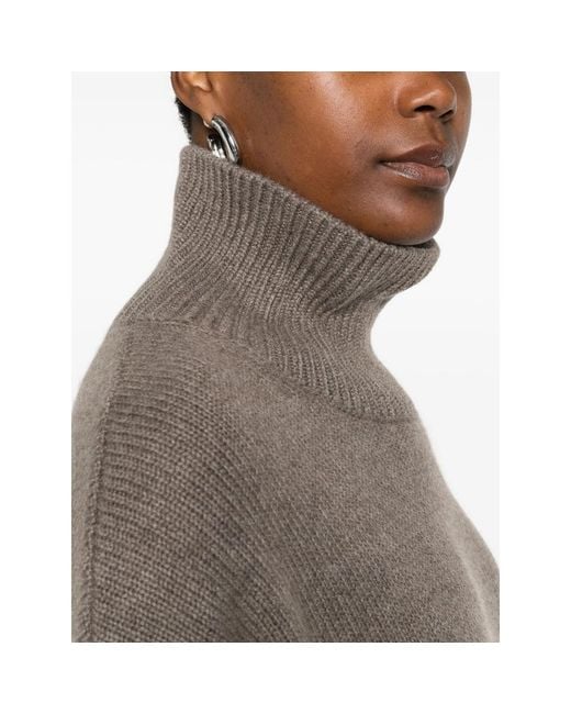 Lisa Yang Brown Heidi Cashmere Sweater