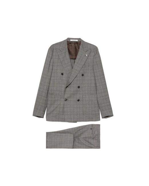 Tagliatore Gray Suits for men
