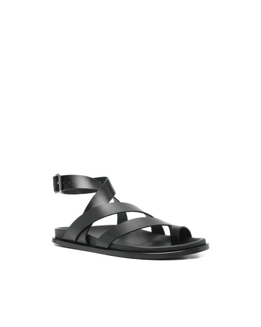 Alohas Black Tide Toe Strap Sandals