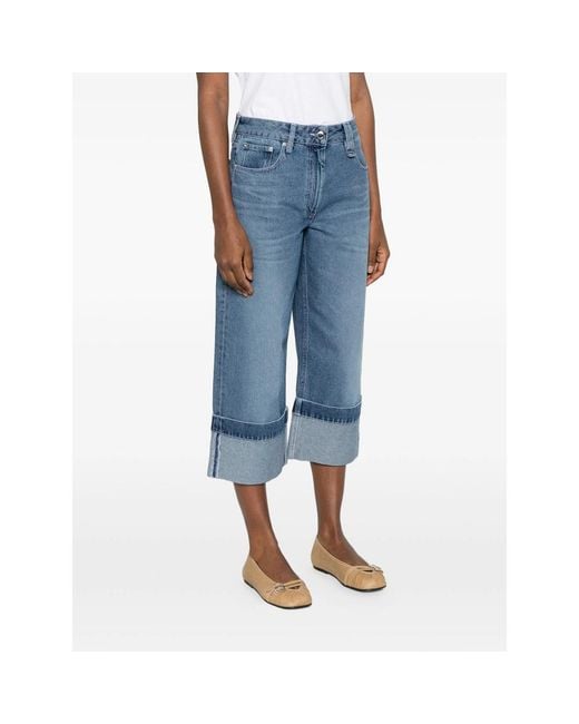 Simone Rocha Blue Straight-Leg Jeans