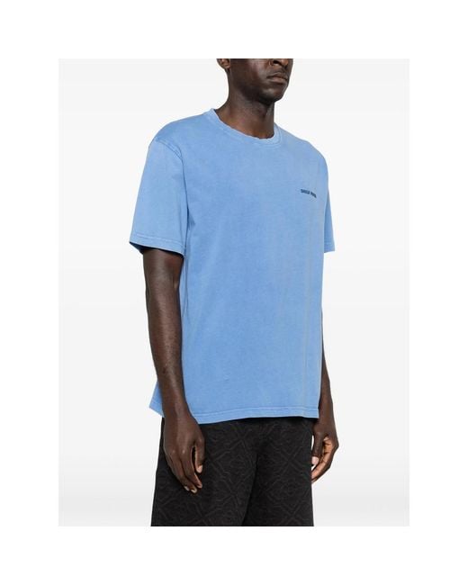 Daily Paper Blue Logo Detail T-Shirt for men