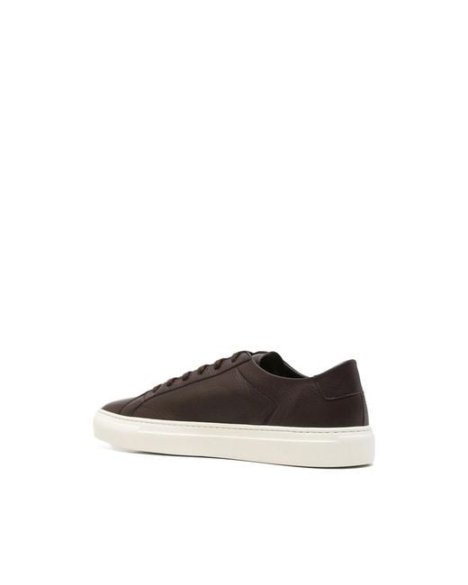 Common Projects Brown Leather Lace-Up Sneakers for men