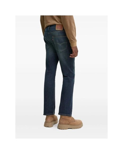 Levi's Blue 527 Five-Pockets Jeans for men