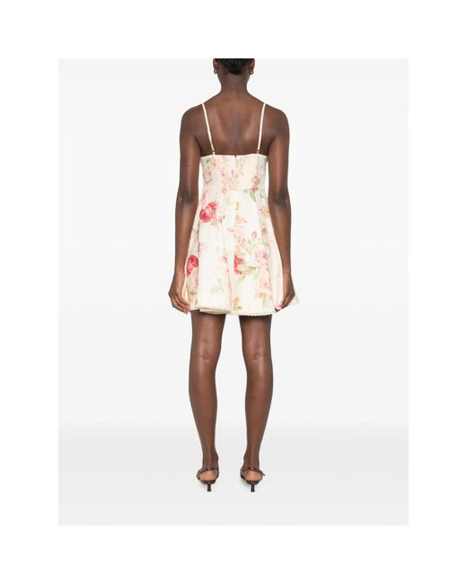 Zimmermann Pink Neutrals Dresses