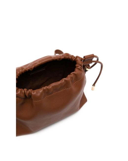 A.P.C. Brown A. P.C. Ninon Drawstring Crossbody Bag