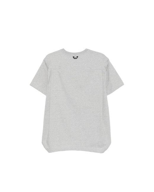 Adererror White Logo-Detail T-Shirt for men