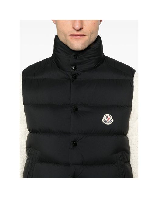Moncler Black Tibb Gilet for men