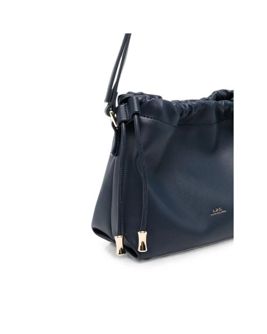 A.P.C. Blue Shoulder Bags