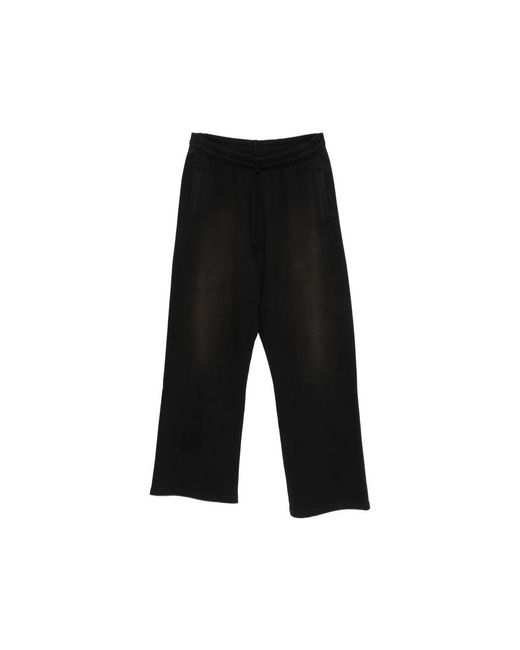 Arte' Black Drawstring Track Pants for men