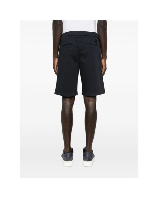 Jacob Cohen Black Side-Pocket Shorts for men