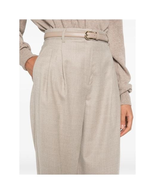 Max Mara Natural Trousers