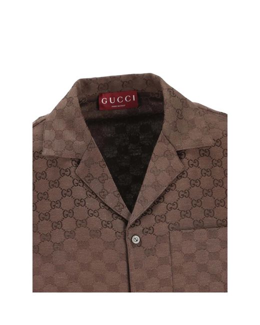 Gucci Brown Shirts for men