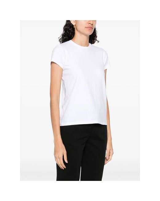 Mazzarelli White Short-Sleeve T-Shirt
