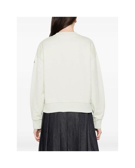 Moncler White Sweatshirts