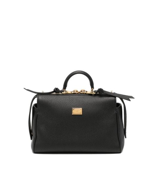 Dolce & Gabbana Black Dolce & Gabbana Tote Bags