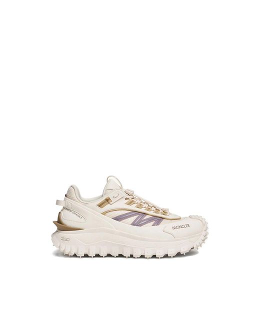 Moncler Natural Logo Detail Trainers
