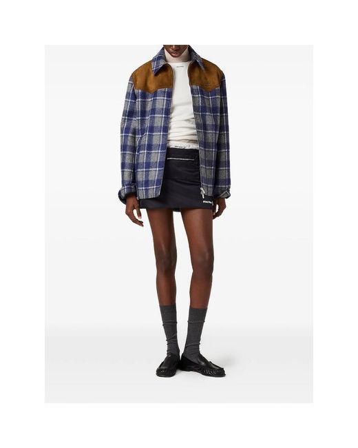 Miu Miu Blue Skirts