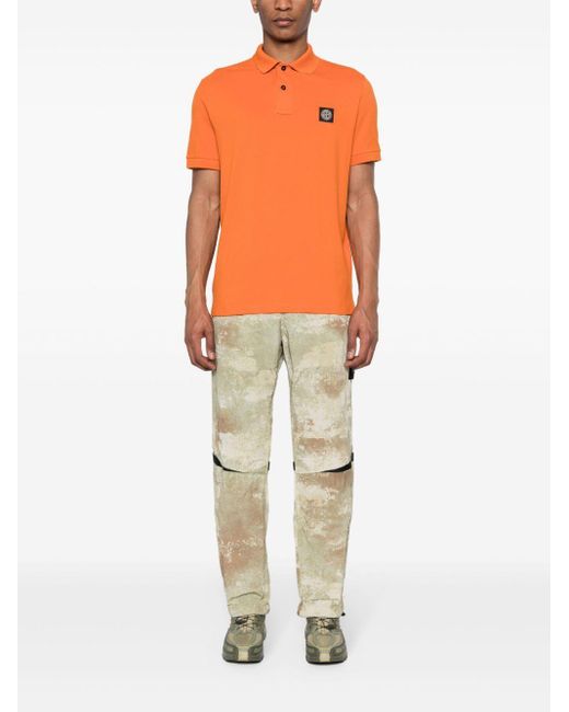 Stone Island Natural Compass-Badge Shell Pants for men