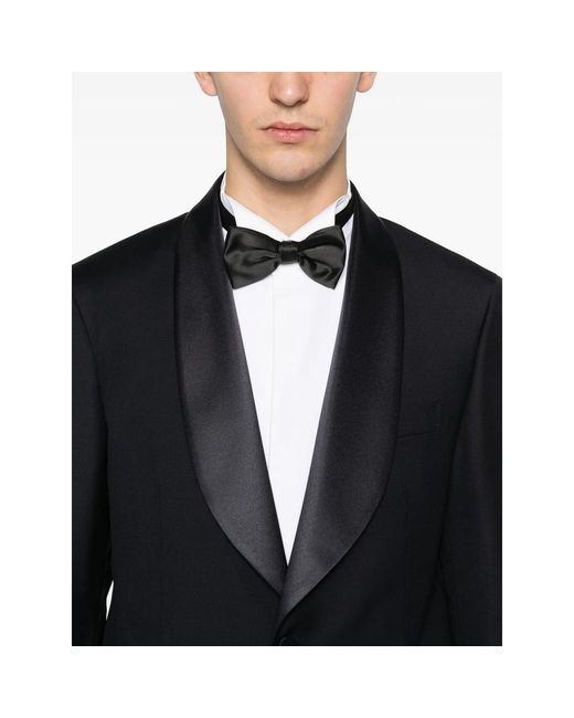 Tagliatore Black Suits Blue for men