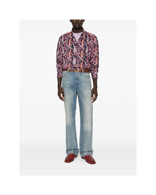 Etro Purple Shirts for men