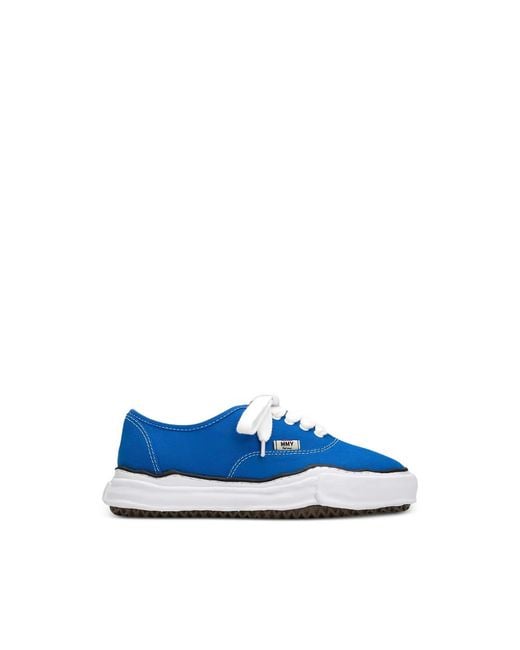 Maison Mihara Yasuhiro Blue Baker Round Toe Irregular Sneakers for men