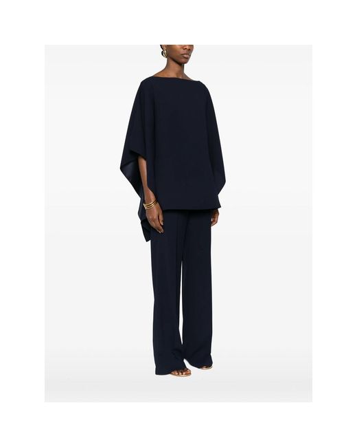 Gianluca Capannolo Blue Short-Sleeve Blouse