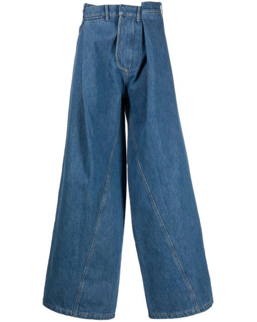 Bianca Saunders Blue Shift Loose-Fit Jeans for men