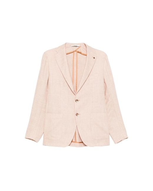 Tagliatore Pink Jacket for men
