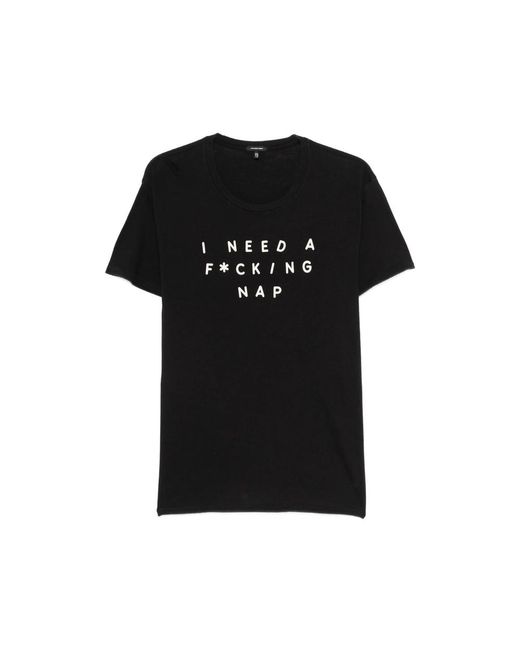 R13 Black T-Shirts for men