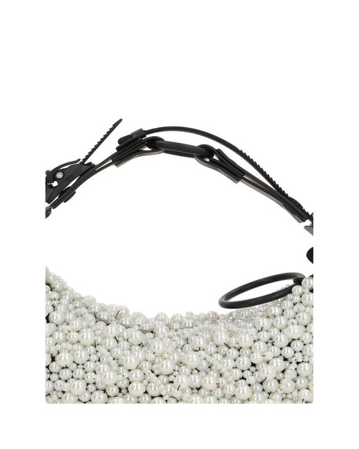 Innerraum Metallic Pearl-Embellished Shoulder Bag