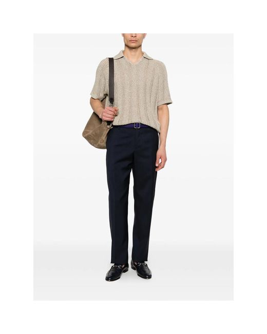Fendi Blue Trousers for men
