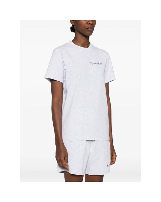 Sporty & Rich White Run Club T-Shirt