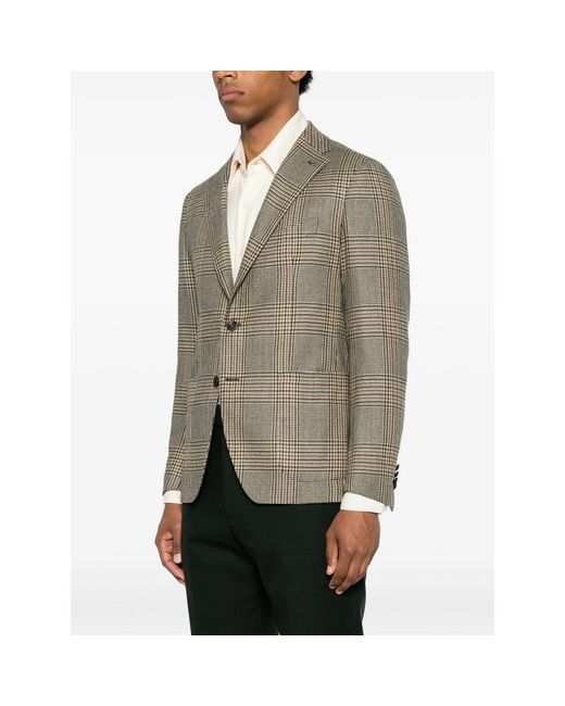 Tagliatore Gray Neutrals Jackets for men