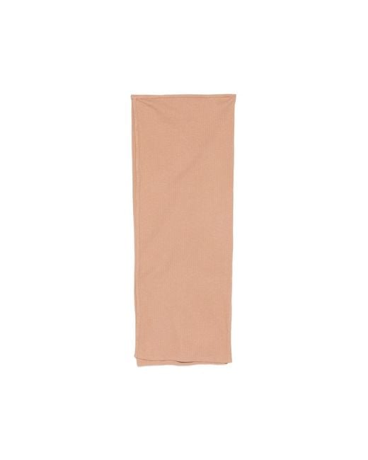 Baserange Natural Ribbed-Knit Maxi Skirt