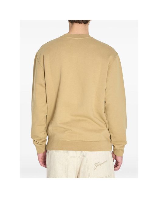 Jacquemus Natural Logo-Patch Sweatshirt for men