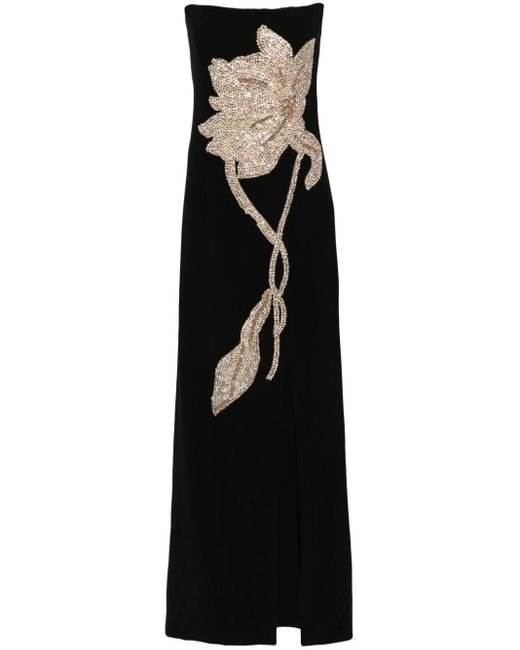 Costarellos Black Fara Gown