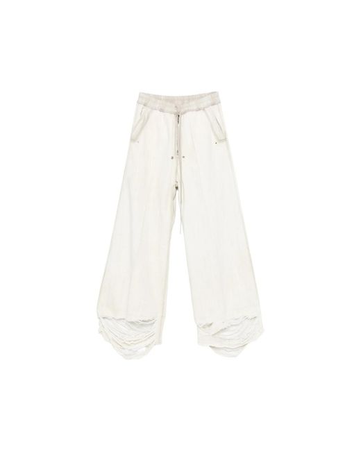 Rick Owens White Denim Neutral for men