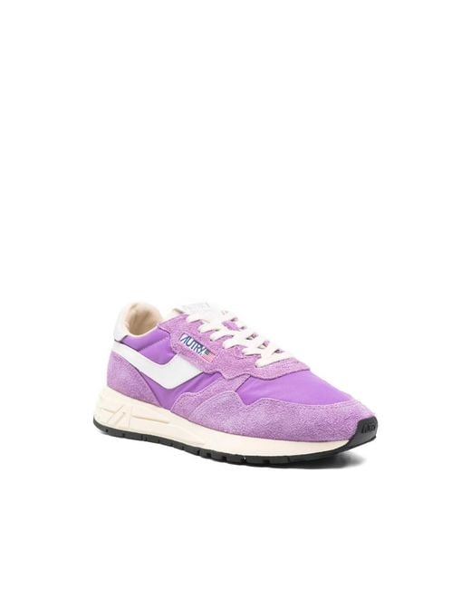 Autry Sneakers Purple, White