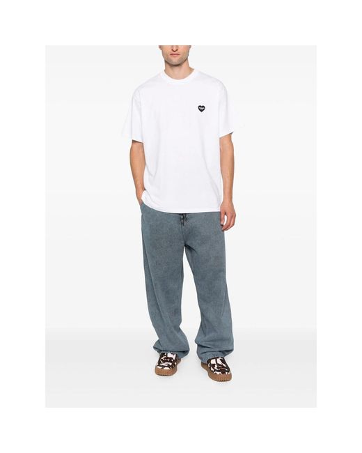 Carhartt White S/S Heart Ii Hartt Cotton T-Shirt for men