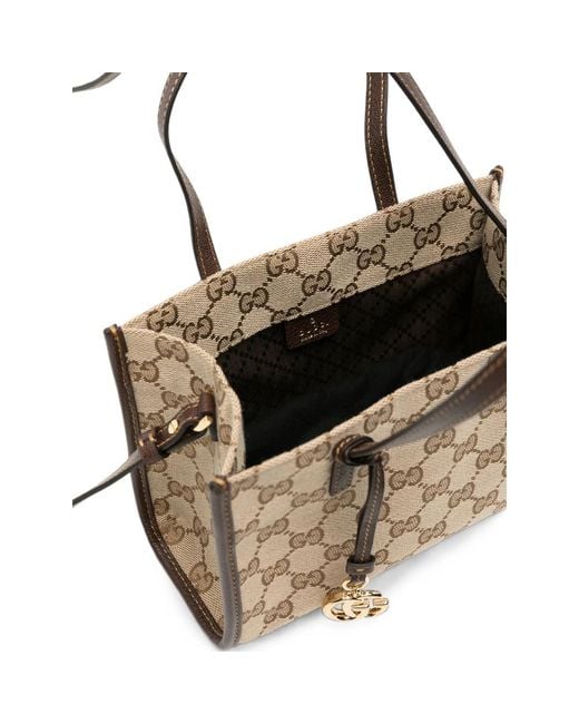 Gucci Black Gg Supreme Ophidia Tote Bag