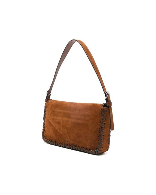 Staud Brown Harlow Shoulder Bag