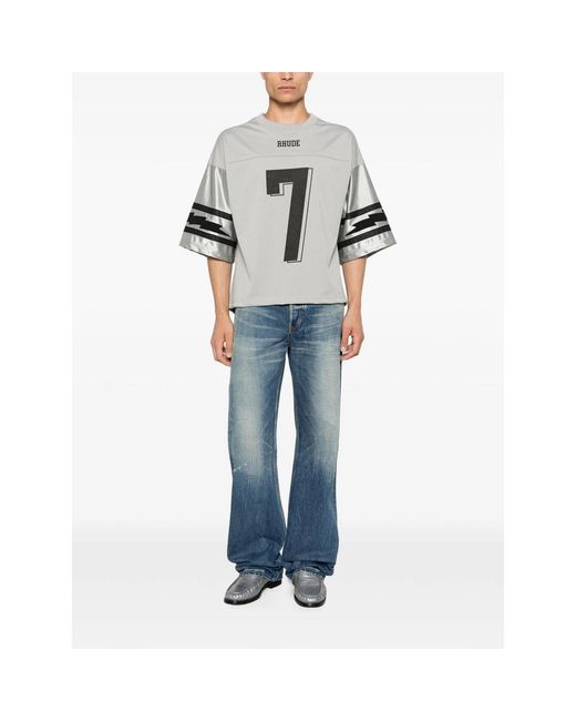 Rhude Gray T-Shirts & Vests for men