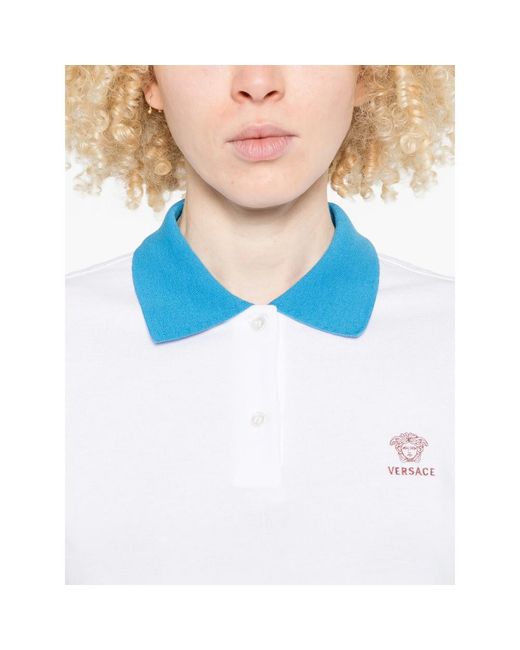 Versace Blue Tops