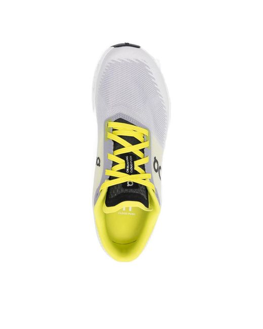 On Shoes White Cloud Push Lace-Up Sneakers for men