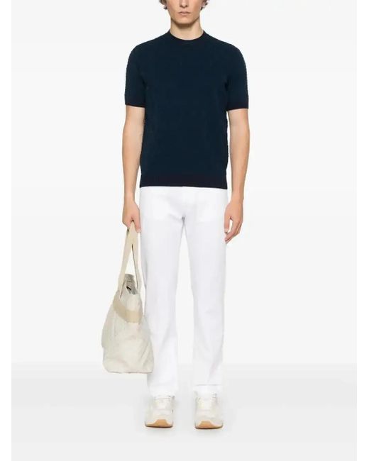 Fendi White 'New Reg Selleria' Jeans for men
