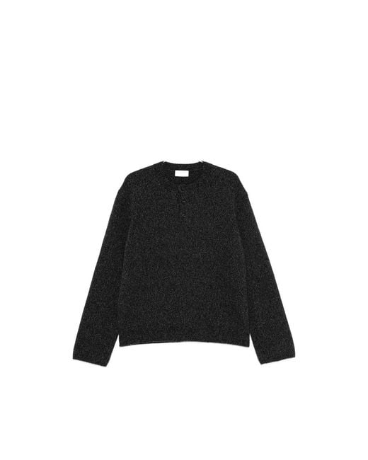 Diana Studio Black Long-Sleeve Sweater for men