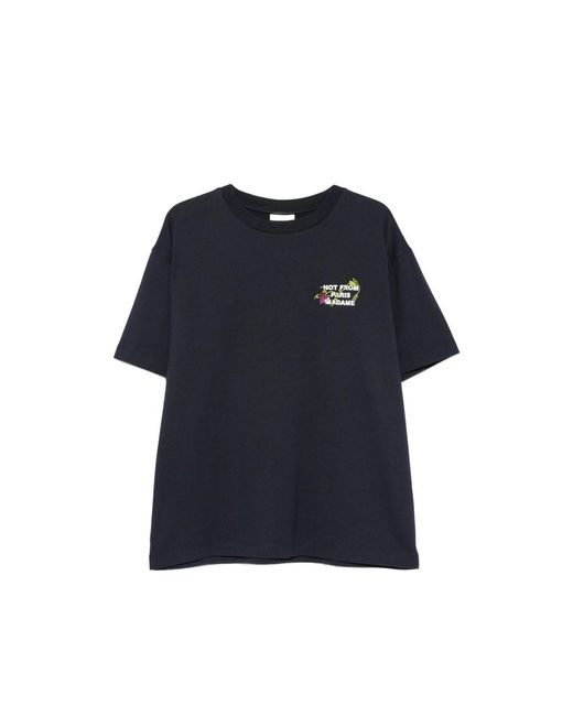 Drole de Monsieur Blue Short-Sleeves T-Shirt for men