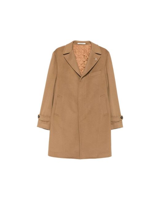 Tagliatore Brown Neutrals Coats for men