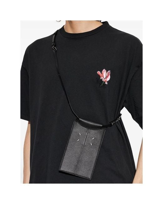 Maison Margiela Black Leather Crossbody Bag