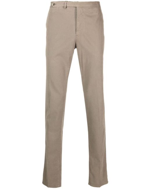 PT Torino Natural Slim-Cut Modal Blend Chino Trousers for men